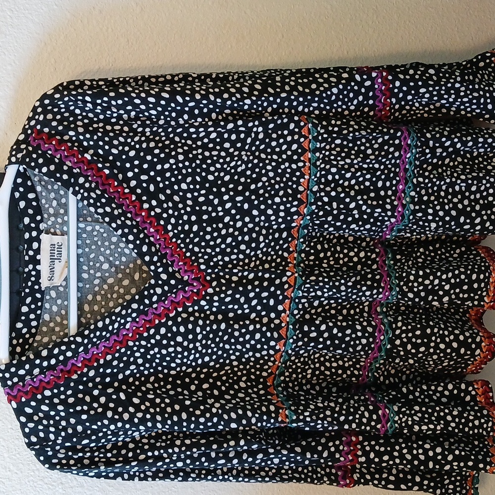 Savanna jane rayon top sz large